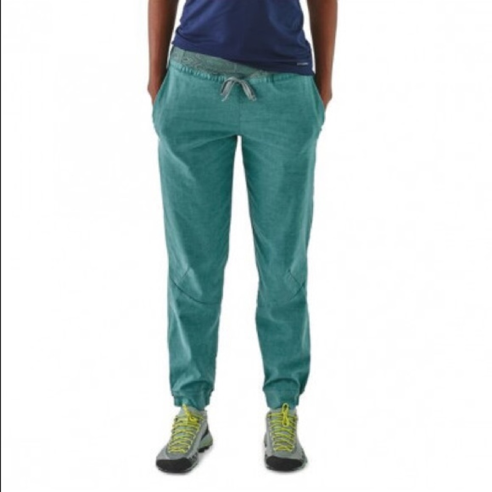 PATAGONIA ROCK CLIMBING PANTS / JOGGERS TEAL
